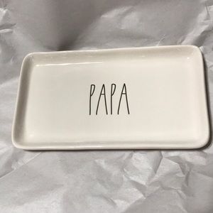 Rae Dunn PAPA tray plate
